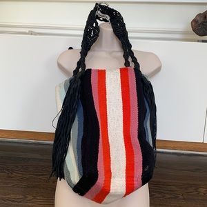 Ulla Johnson cotton striped tote.